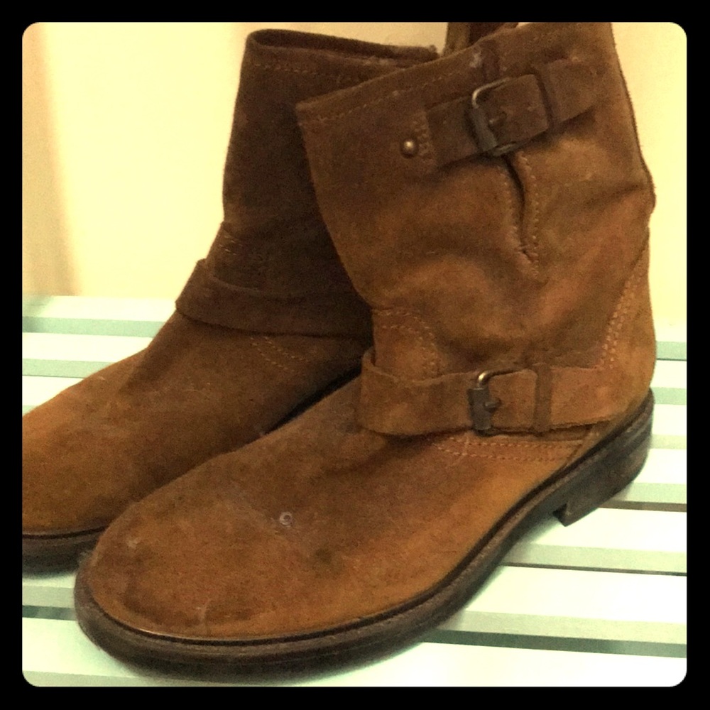 Brown booties